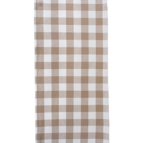 Dii CAMZ10442 Heavyweight Fringed Check Tabletop Collection, Table Runner thumb #3