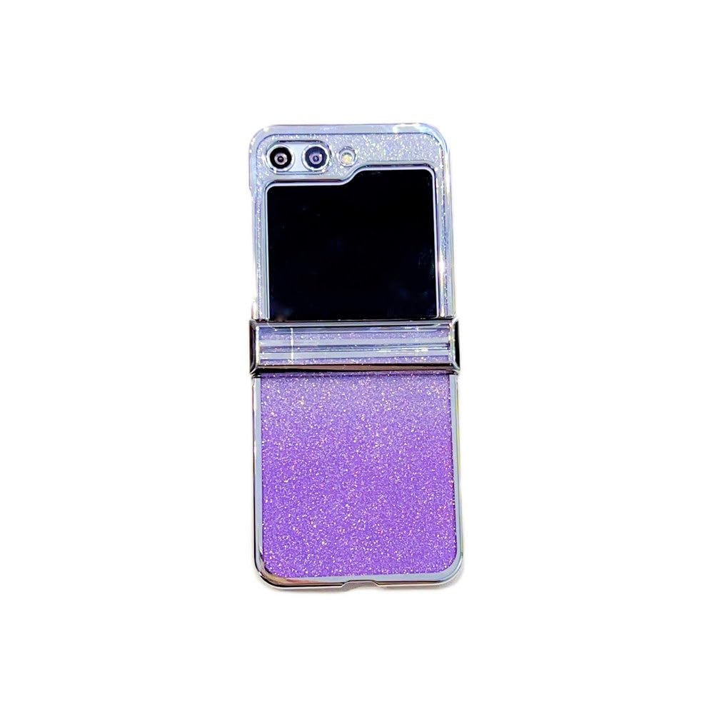 Coque Galaxy Z Flip 5 antichoc silicone violet transparent ENILSA - 7