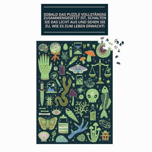 Occult and Curious 1000 Piece Glow in the Dark Puzzle – Ansicht 3