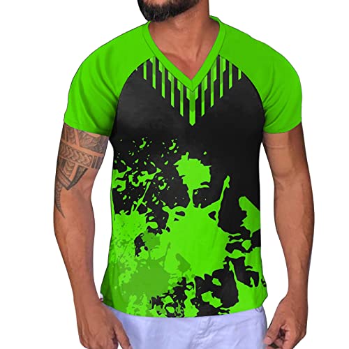 Shirt lustig ausgefallene Langarmshirts Herren Techno Outfit männer...