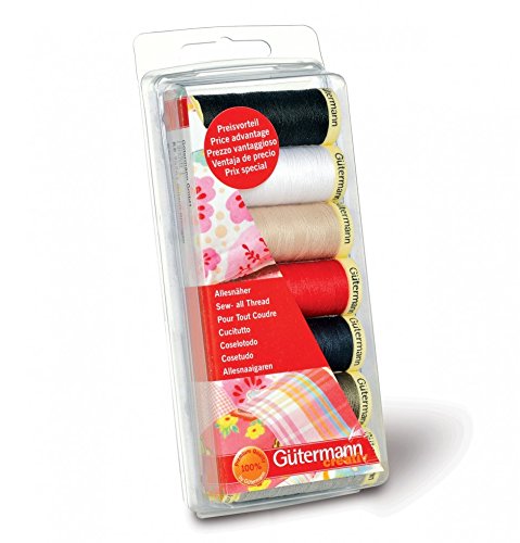 Hilos Gutermann Básicos 100m Pack 7 Colores miniatura 1