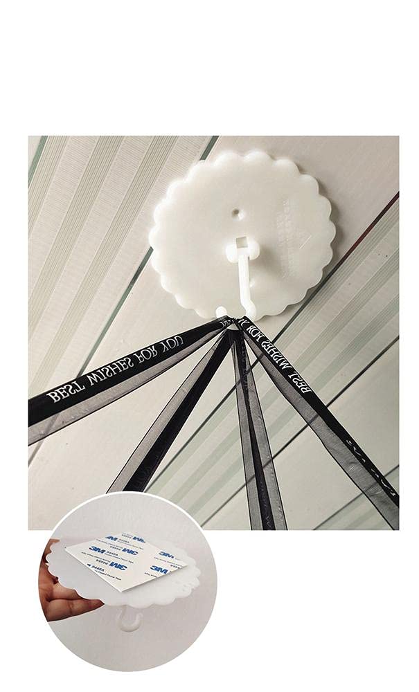 Zanzariera A Baldacchino Per Letto | 2.7m Altezza | Poliestere Fine Maglia | Per Interni Ed Esterni | Facile Installazione - Foto 9