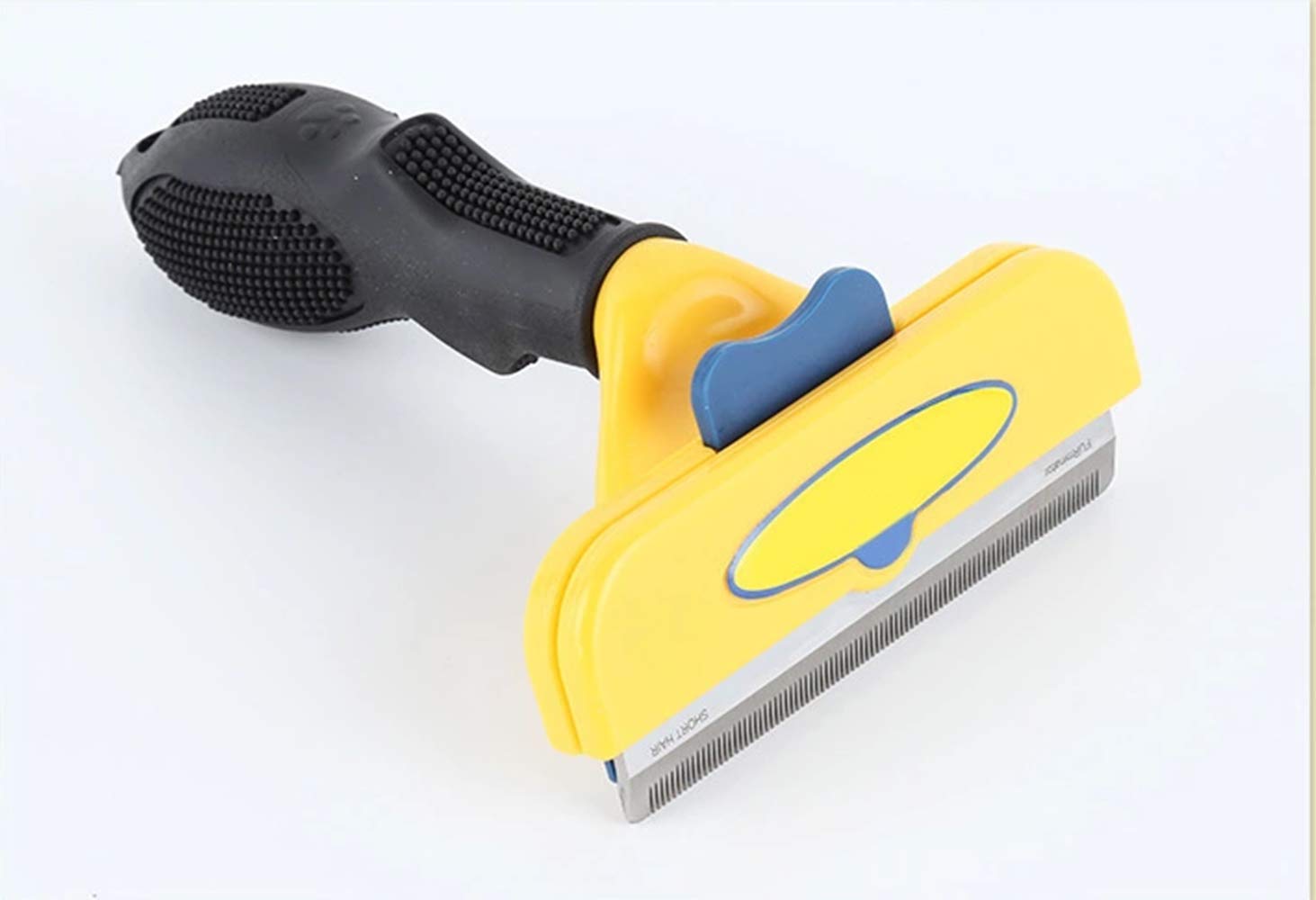 Ulalaza Pet Deshedding Brush Professional Grooming Tool Pet Massage Soothing Comb Effectively Reduces Shedding hair for Short Hair and Long Hair Dogs Cats