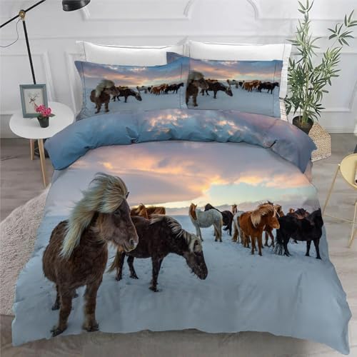 Ensemble de literie 3 pièces avec housse de couette 90x190 microfibre - 6