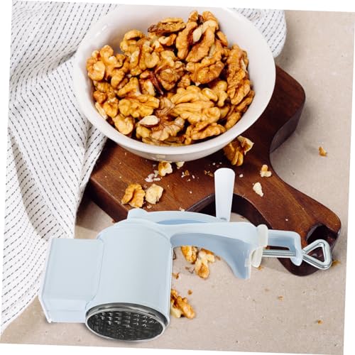 Rallador manual de queso de manivela blanco miniatura 2