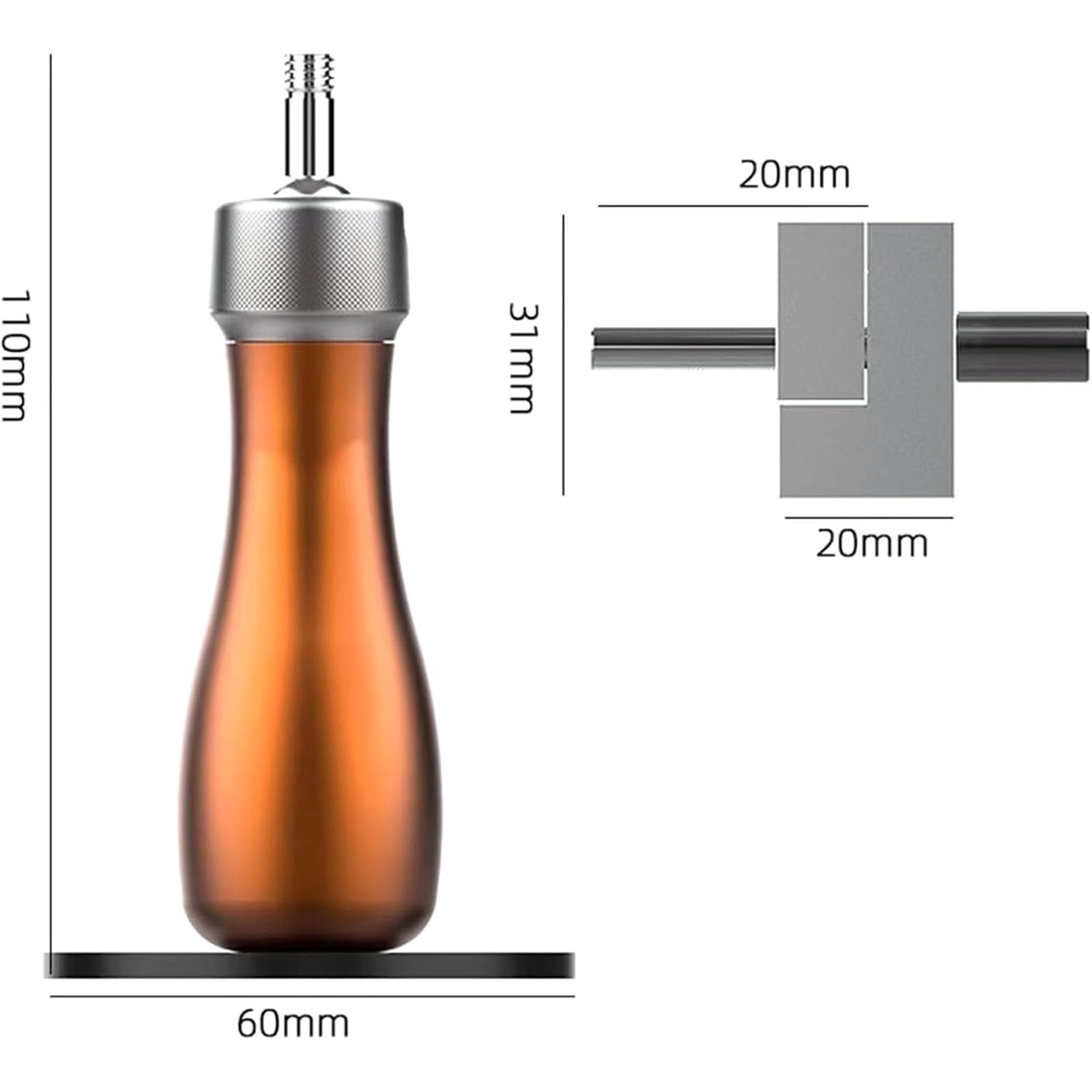 Tornillo de mano para sujeción, abrazadera de banco pequeña ajustable en ángulo para proyectos de pintura y manualidades precisos, ideal para manualidades y construcción de modelos