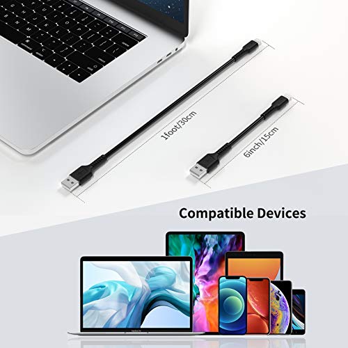 6 Inch Iphone Charge Cable Short, 0.5Ft 5Pack Usb To Lightning Cord For Fast Charging Stations Compatible With Apple Iphone 12 11 Pro Max Xs 8 7 6 5 Plus, Ipad Air/Mini #TOP6