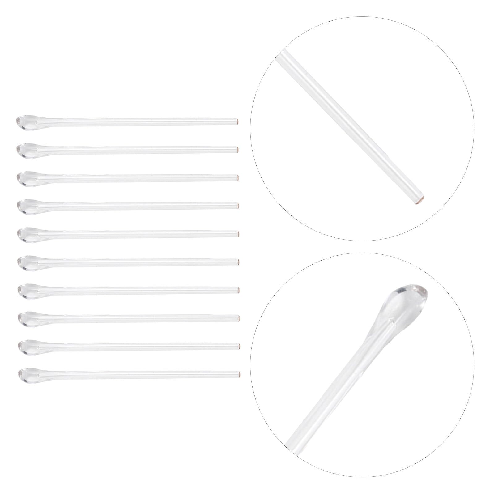 Embouts de Protection Lot pour Branches de Lunettes en Plastique Argenté | Antidérapants et Flexibles, Très Légers, pour Branches de Lunettes de Lecture et Usage Extérieur