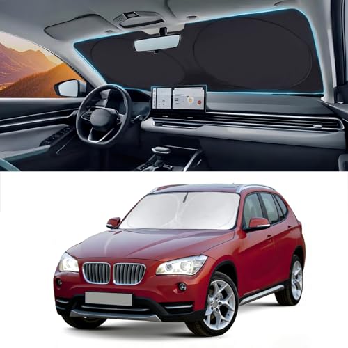 for X1 E84 Sunshade Windshield Sun Shade for BMW X1 E84 Accessories...