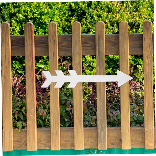 Décoration murale industrielle Amosfun en bois rétro flèches de qualité - 6