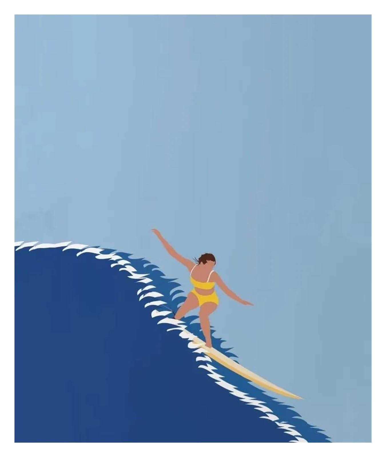 Peintures sur toile de sport et yoga : décoration de chambre affiche 40x60cm