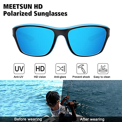 MEETSUN Occhiali da sole sportivi polarizzati per