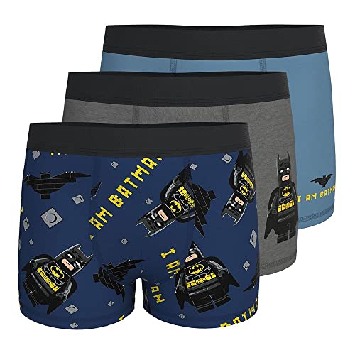 LEGO Batman M12010653-Juego de 3 Calzoncillos Tipo bóxer para niño, algodón orgánico Bxer, 995,...