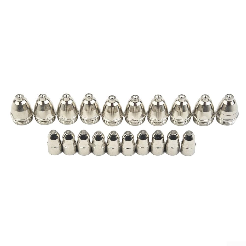 Lot de 100 consommables pour torche de coupe plasma, électrode plasma P-80 et buse plasma pour machines de découpe plasma CUT-70 CUT-80 CUT-100 CUT-120 (1,7 mm)