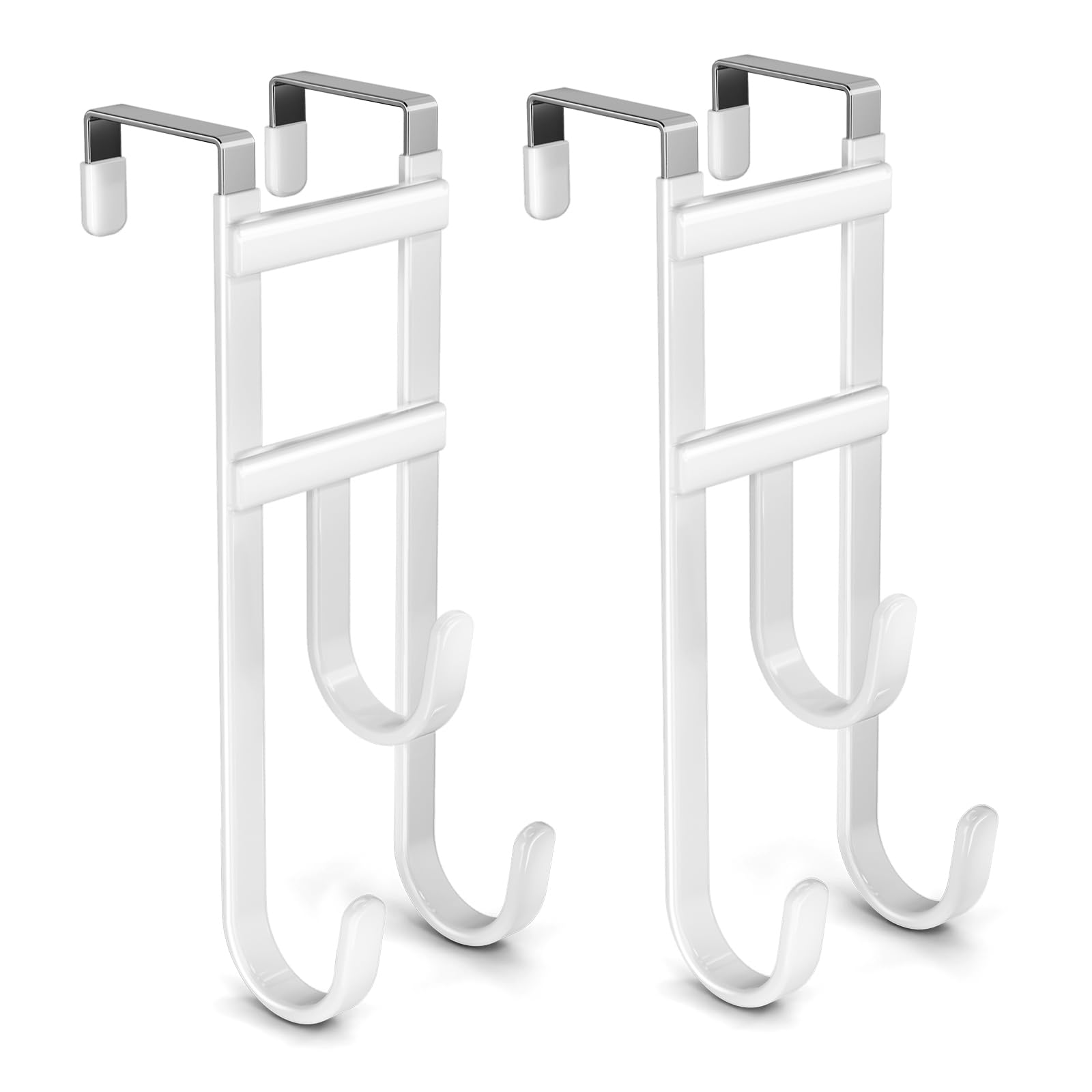 Over-the-Door Hooks - No Drill, 2 Pack -12 Over-the-Door Hooks - No Drill, 2 Pack -12