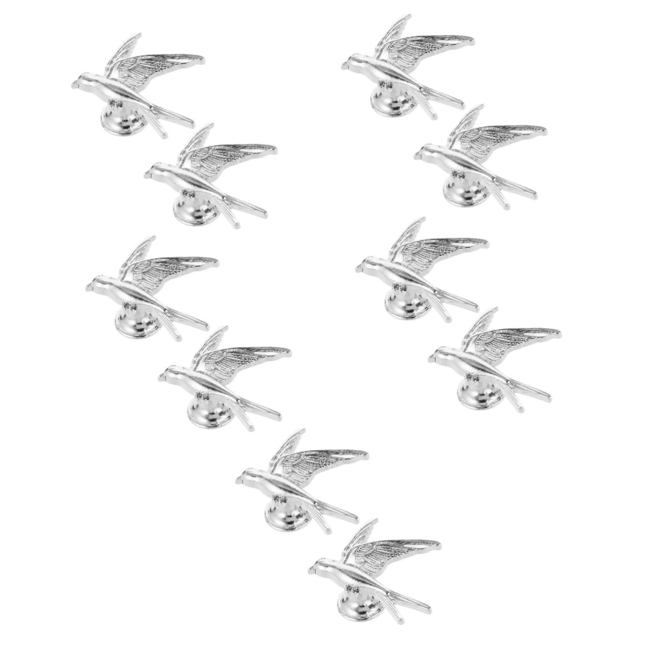 WOONEKY 5 Set Di Pomelli Per Porte in Stile Maniglie Per Cassetti in Metallo Pomelli Decorativi Per Armadi E Cassettiere Maniglia Per Mobili A Forma Di 2 Pezzi * 5