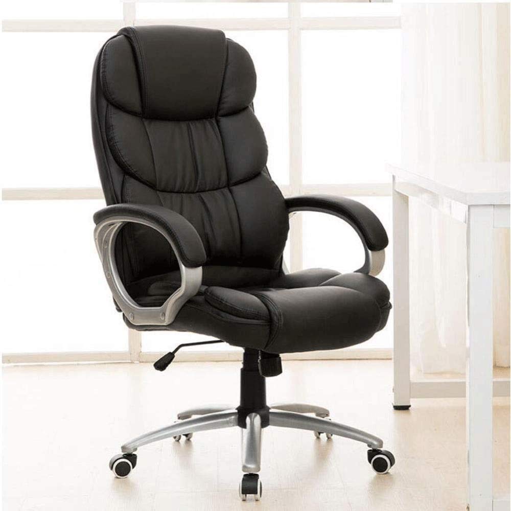 Krzesło biurowe Krzesło biurowe Cozy-Office z wysokim oparciem Krzesło wykonawcze obrotowe 360 ​​stopni Ergonomiczny podłokietnik Mechanizm pochylenia o regulowanej wysokości Krzesło biurowe Krzesła