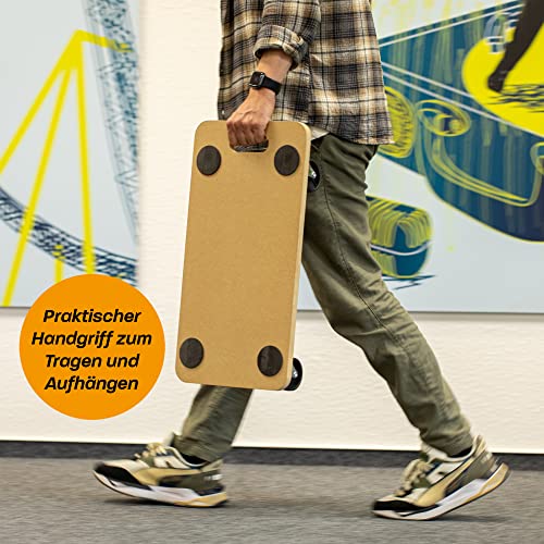 Hinrichs 2X Transportroller 58 x 30cm - Transport Rollbrett für Umzug & Werkstatt - Rollwagen Transport - Möbelroller Schwerlast max. 200 kg Tragkraft - Transporthilfen für Möbel - Transportbrett