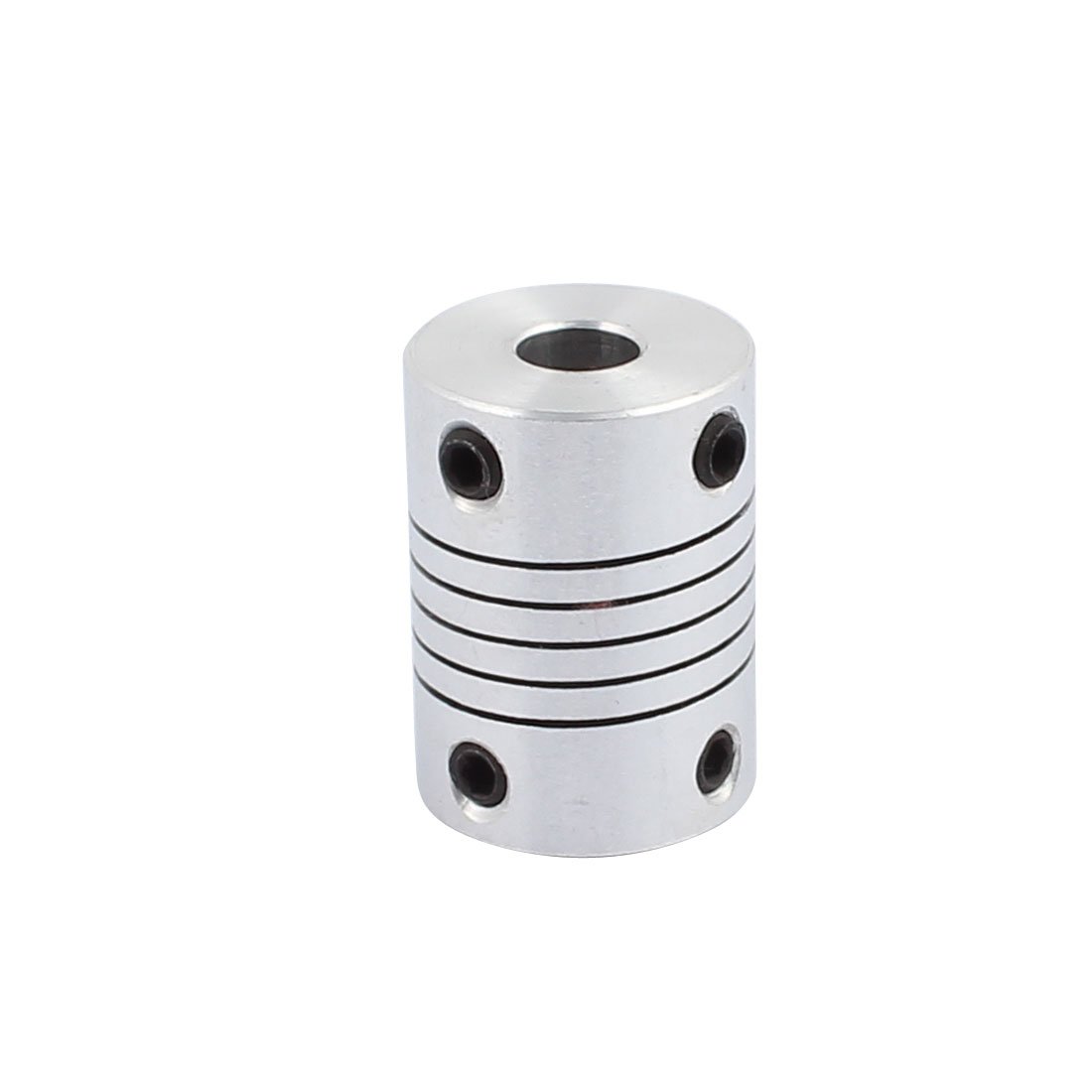 Aexit 25mm Length Electrical equipment 18mm Diameter 6.35mmx6.35mm Aluminum Alloy Shaft Coupling Flexible Coupler Motor Connector