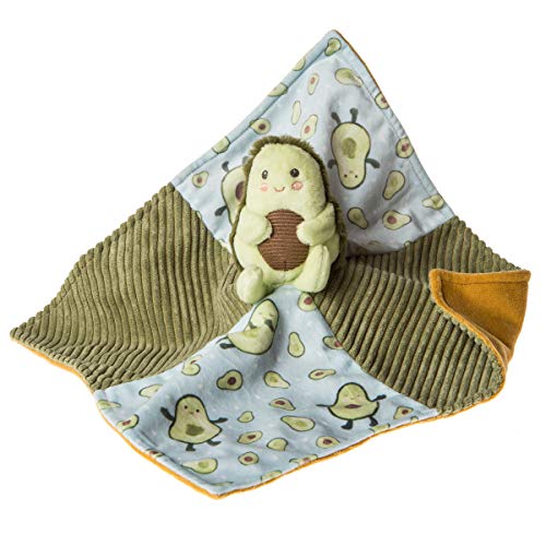 Image of Mary Meyer Stuffed Animal Security Blanket, 13 x 13-Inches, Yummy Avocado