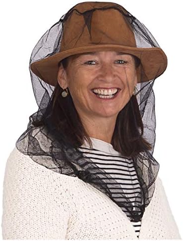EVEN NATURALS Premium Mosquito Head Net Mesh, Ultra Large, Extra Fine Holes, Insect Netting, Bug Face Shield, Soft Durable Fly Screen, Protection for no see um Midges Gnats, Carry Bag, Chemical free