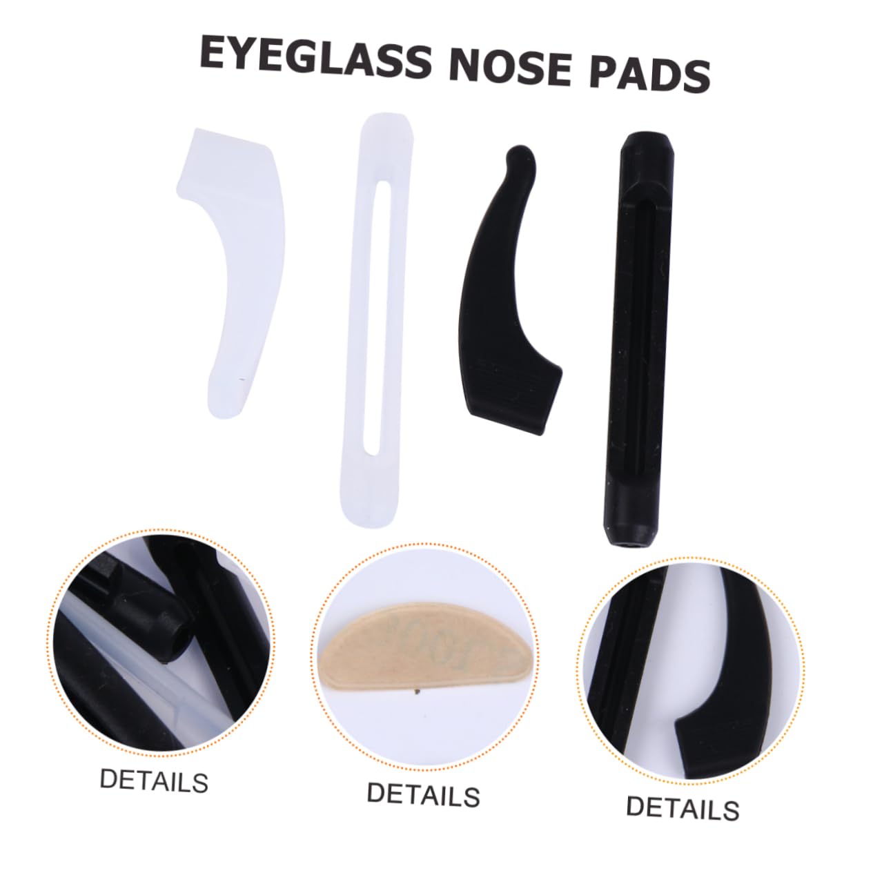Didiseaon 144 Paires Ensemble De Verres Antidérapants Crochets D'oreilles Pour Lunettes De Soleil Support De Poignée De Crochet De Lunettes Crochet D'oreille Antidérapant Black Gel De Silice