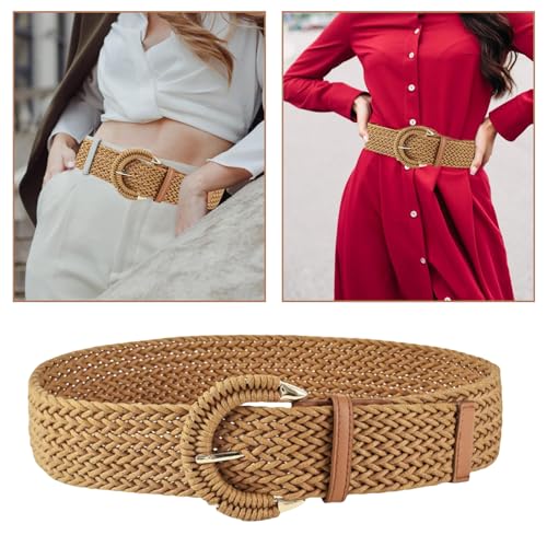 Lady Waist Belt Woven Vintage Wide Belt Casual Ceinture For Dress Skirt Cowgirl Waist For Women Fashion2