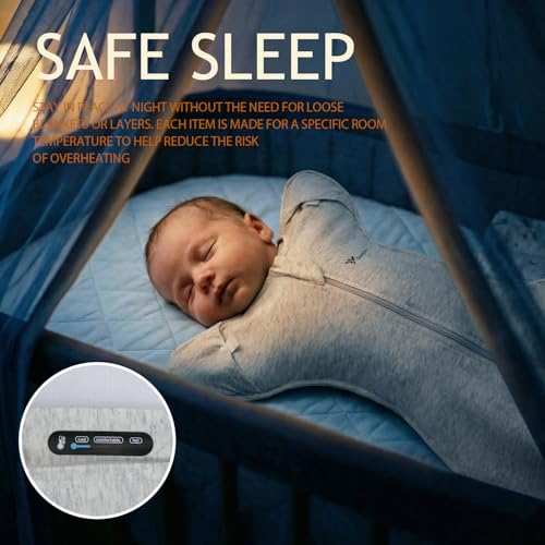 SAIMON Baby Sleep Sack, Transitional Swaddle Sack with 2-Way Zipper — view 5