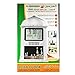 Precision Works Azan Alarm Clock - Islamic Digital 5 Namaaz Reminder Wall Clock (Silver)