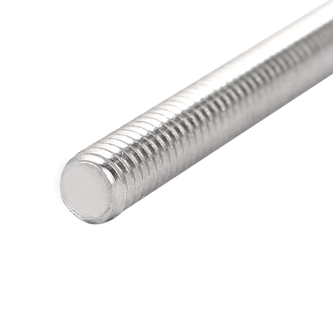 sourcing map 10Stk M6 x 90mm 304 Edelstahl Gewinde voll Stab 