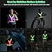 SAWNZC LED Reflective Vest Running Gear, 5 Colors Lights Up Running Vest for Night Walking Cycling Jogging, Adjustable Size for Men Women Kids, Rechargeable and High Visible (1, Rose)