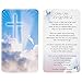 Juvale Celebration of Life Prayer Cards for Memorial, Bereavement Poem Funeral Favors (100 Pack)