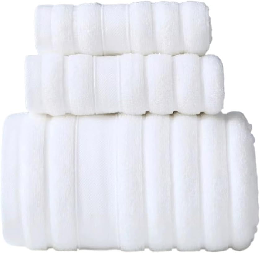 JSEIAJB Set of Towels Towel Bath Towel Cotton Adult Men and Women Household is Not Easy to Lose Hair