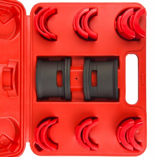 Image of Universal Motorcycle Bike Fork Seal Driver Tool Set 14 Piece Installation Drive Set 35-50mm