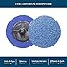 Benchmark Abrasives 2 Inch Sanding Discs Quick Change Zirconia - Male R Type Backing Drill & Die Grinder Sanding Disc for Deburring Polishing Rust Remover for Metal Paint Stripper (25 Pack), 24 Grit