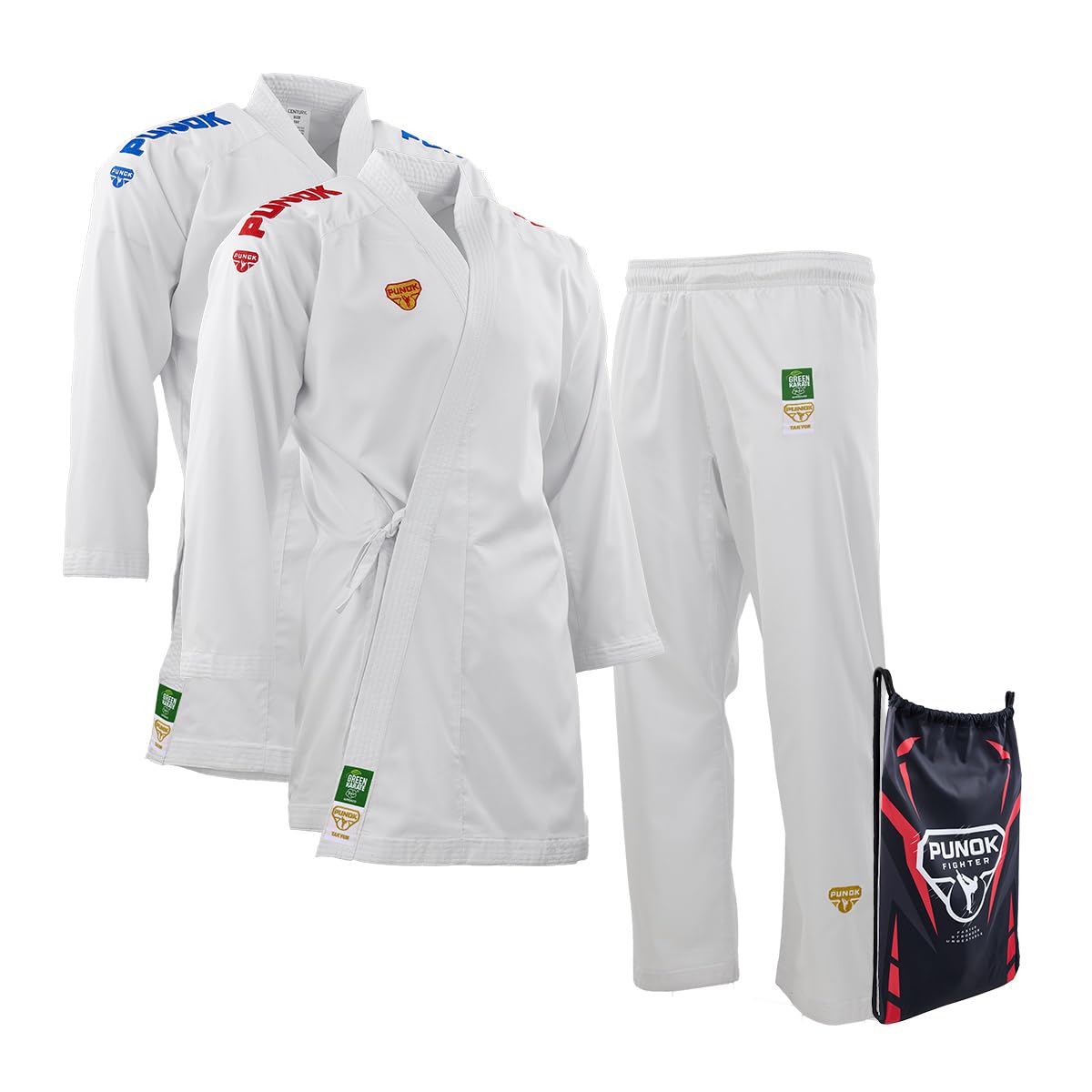 Century PUNOK WKF Competition Karate Kumite Uniform Takyon 3-Piece Set