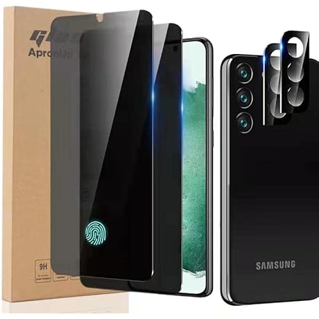 [2+2] Privacy Tempered Glass Screen Protector for [Samsung Galaxy S21 Plus/ S21+...