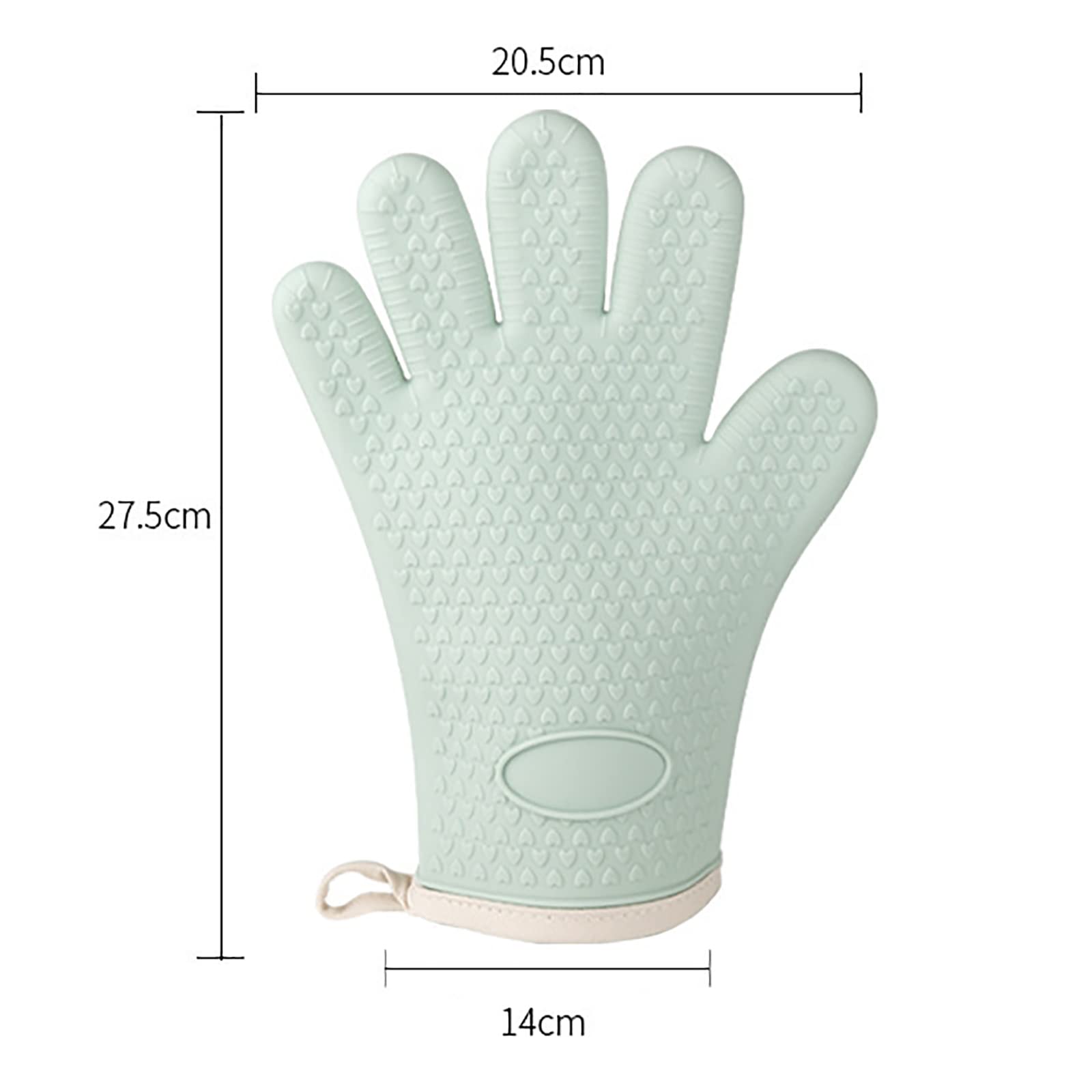 Guantes de horno de cocina, guantes de horno resistentes al calor, de doble capa, de silicona y algodón, guantes de barbacoa, guantes de parrilla, ideales para cocinar y asar, color amarillo