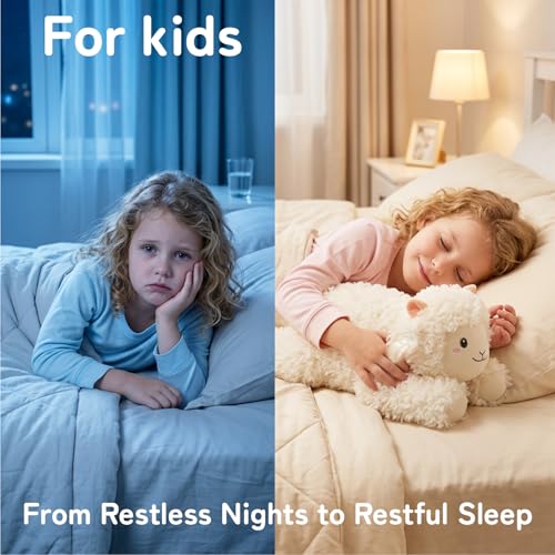 Image of Niuniu Daddy 20 inch | 3.3 Pound Weighted Sheep Stuffed Animal Plushie for Adults & Kids, Large Sheep Weighted Lap Pillow, Soft Sensory Stuffy Toy as Gift for Holidays