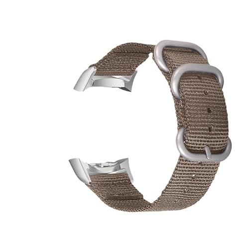 [QOGGMSGZQ] 1PC ���v�o���h ���߉\�ȕ҂ݍ��݃i�C�������v�X�g���b�v �����p Gear Fit 2 Pro R360 �ɓK��(Khaki)