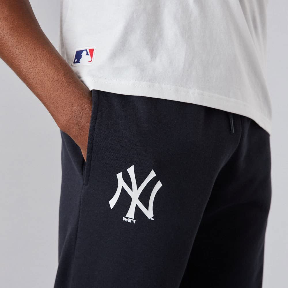 New Era MLB Team Logo Jogger Neyyan Nvywhi - Pantalón Hombre