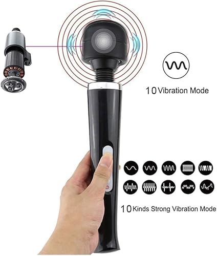 Miniatura 3 de Masajeador eléctrico de mano, herramienta eléctrica para pies, cuello, espalda, mano, pierna, brazo, dolores musculares para mujeres y hombres,