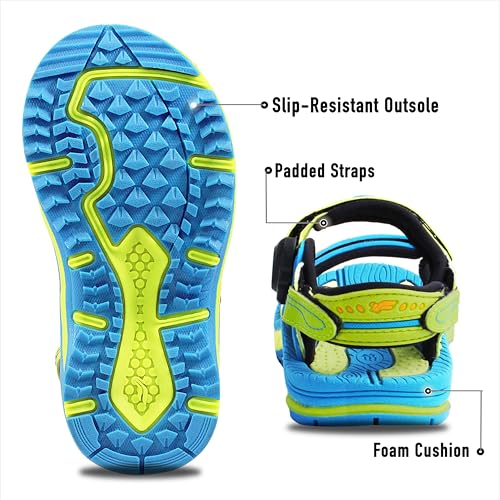 Image of Gold Pigeon Shoes Easy SNAP LOCK Outdoor Water Kids Toddler Sandals for Girls & Boys. Everyday, Vocation, Pool, Summer, Beach Essentials.