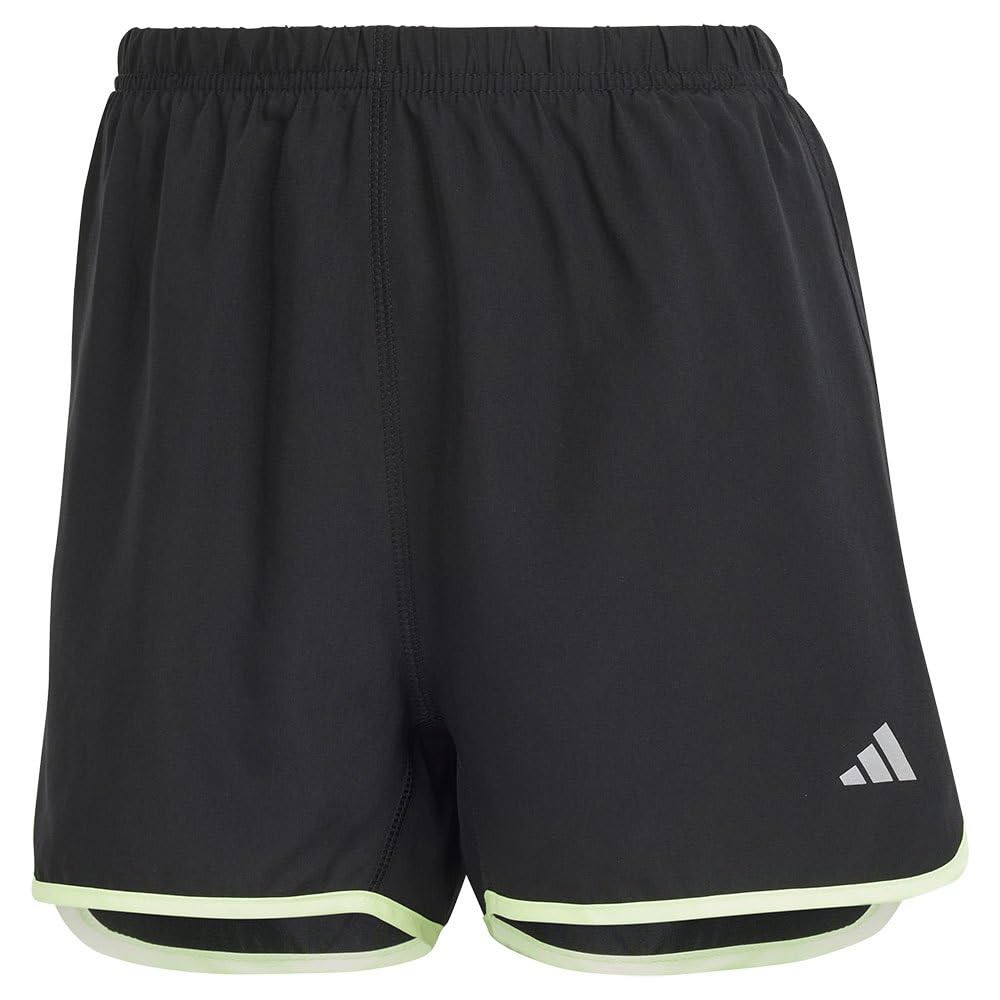 adidas Damskie szorty Run It, L 10 cm czarne, Czarny, L