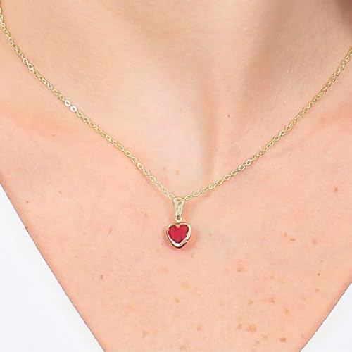Conjunto Corrente Colar Cordão Brinco Feminino Pingente De Coração Delicado Folheado Dourado Perfeit