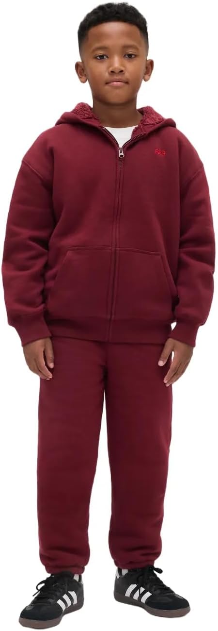 GAP Boys' Sherpa Lined Jogger