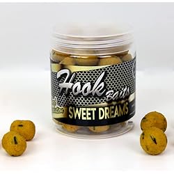Cebo Para Pescar Viejas Pro Elite Baits Hard Hookbaits Carp Boilie + Dumbell 130g (20mm, Sweet Dreams)