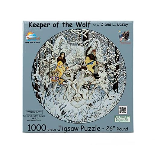 Keeper of The Wolf 1000 pc Jigsaw Puzzle by SunsOut