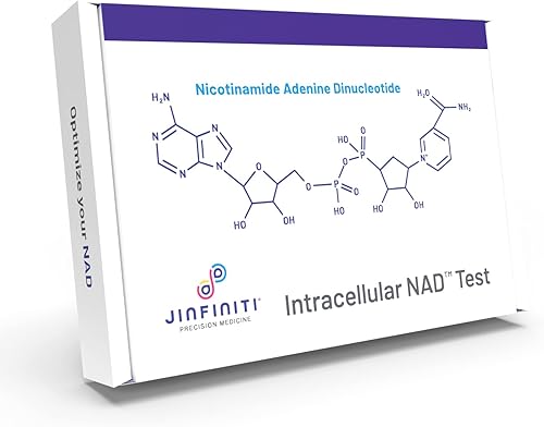 Jinfiniti -Prueba de NAD intracelular -Medir su nivel de NAD- Resultados precisos de un laboratorio certificado por CLIA