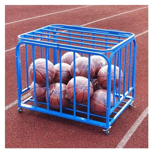 Chariot de rangement pour balles d'école avec cage roulante extérieure - 2